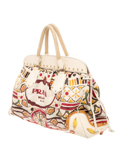 Canvas Top Handle Bag