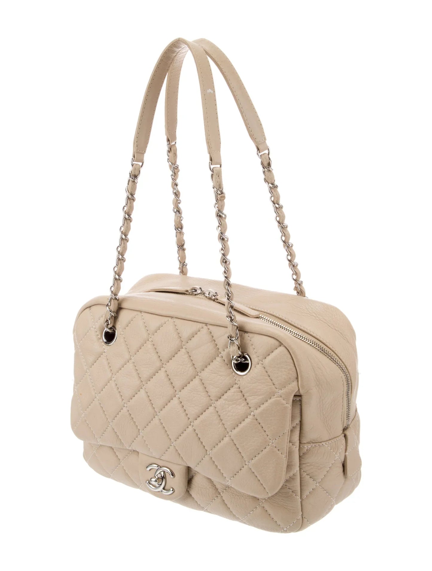 Quilted CC Bowler Bag