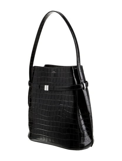 Embossed Leather Tote