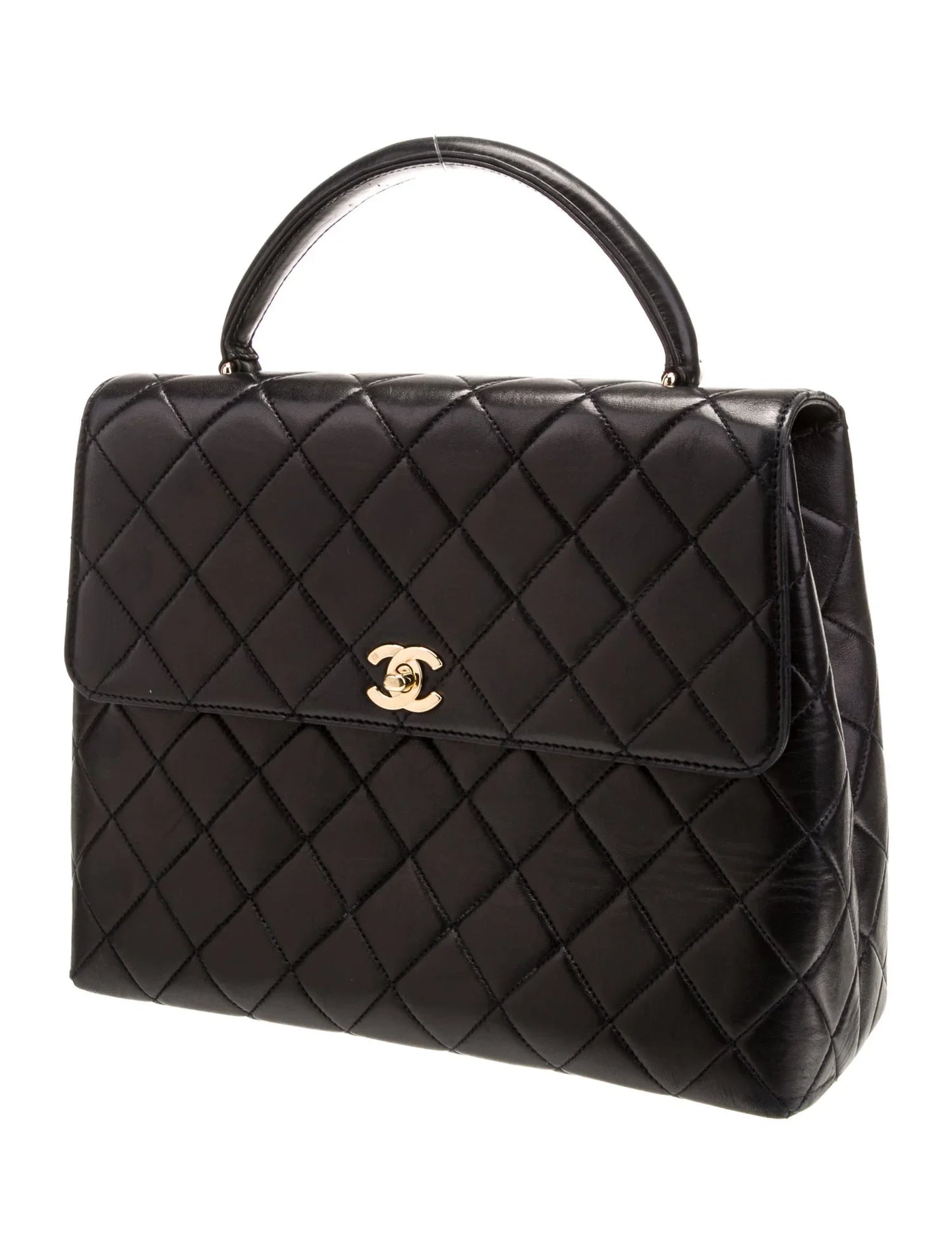 Bolso Kelly con asa superior acolchado