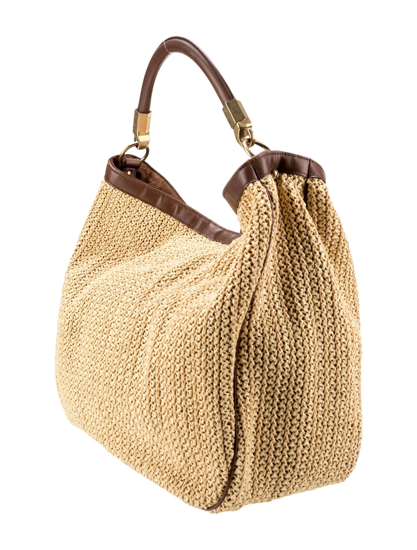Bolso hobo de rafia