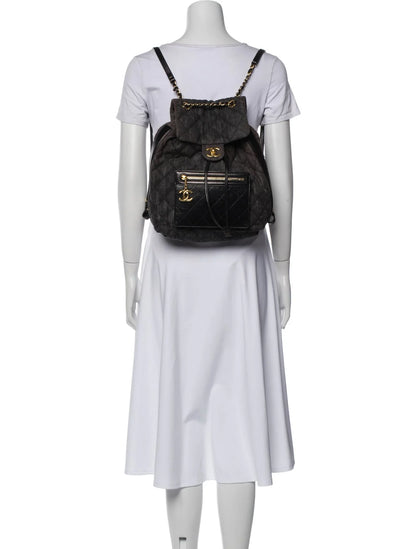 Sac à dos matelassé en jean