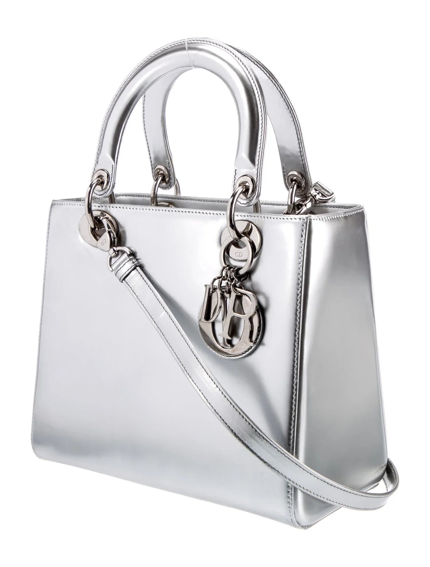 Lady Dior moyen en cuir