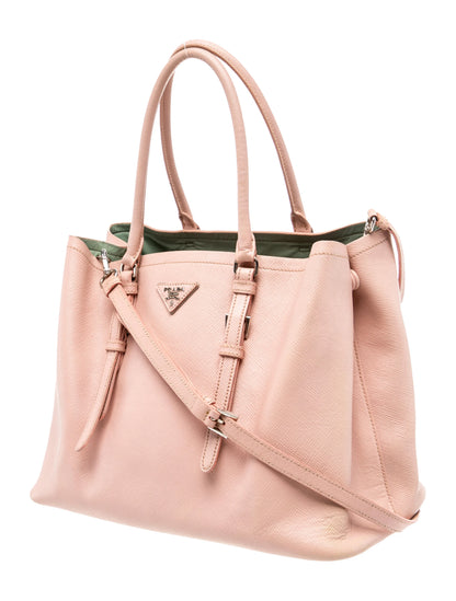 Saffiano Leather Saffiano Cuir Medium Double Handle Tote Pesco Medium