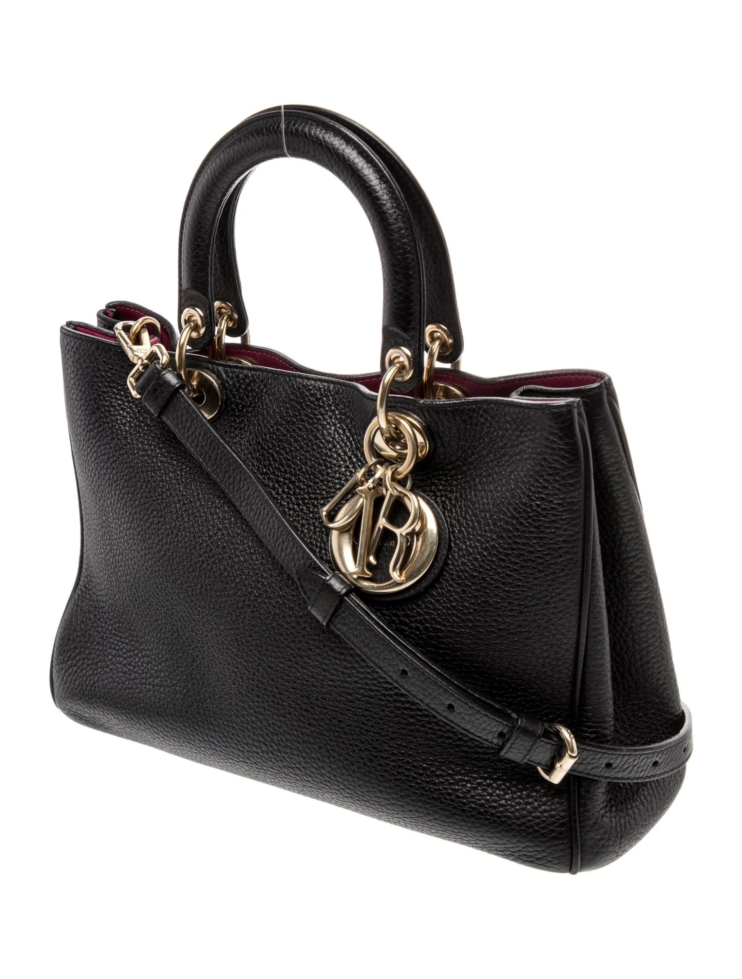 Leather Top Handle Bag Small