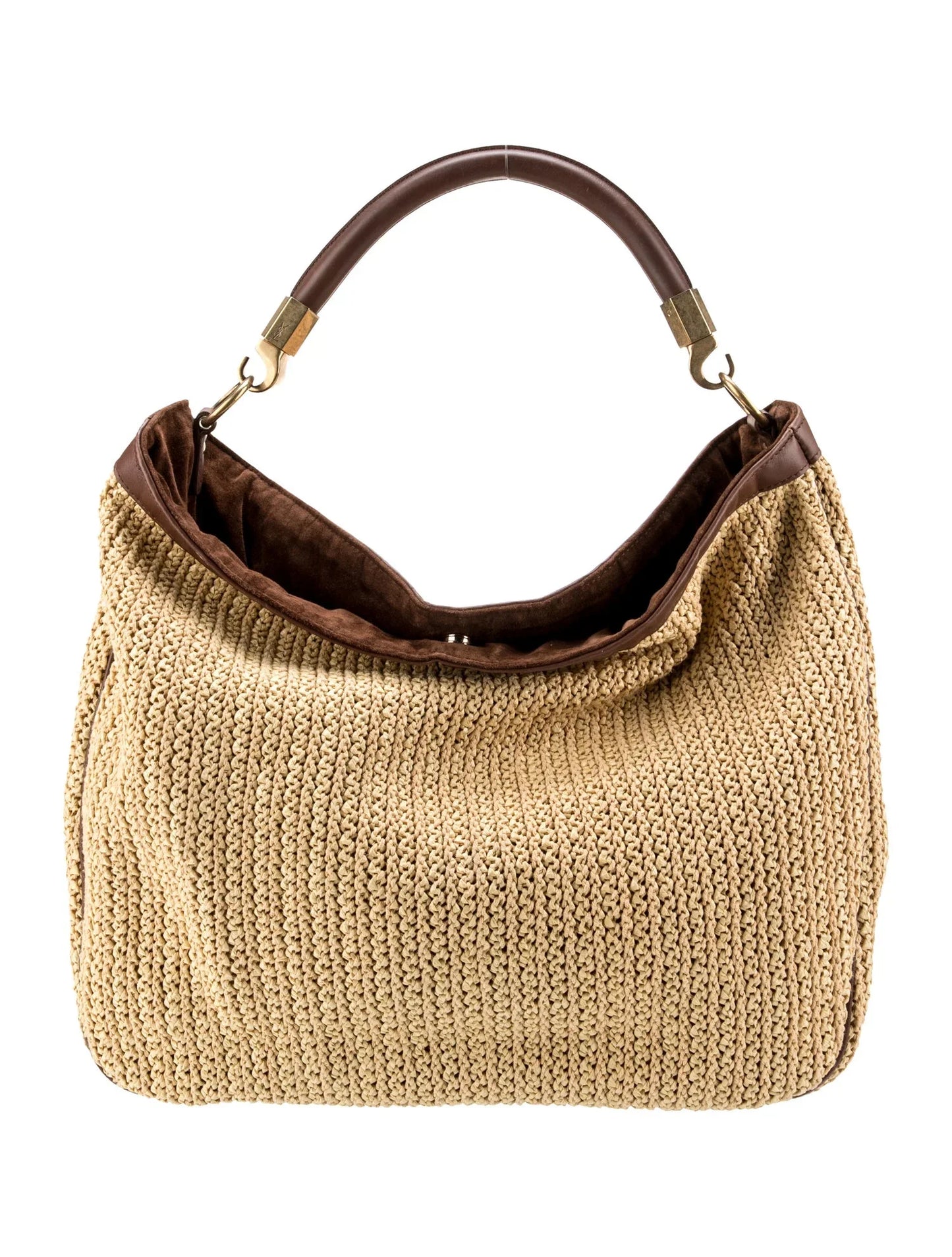 Bolso hobo de rafia