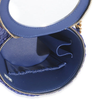 Trousse de Toilette Tweed avec Chaîne