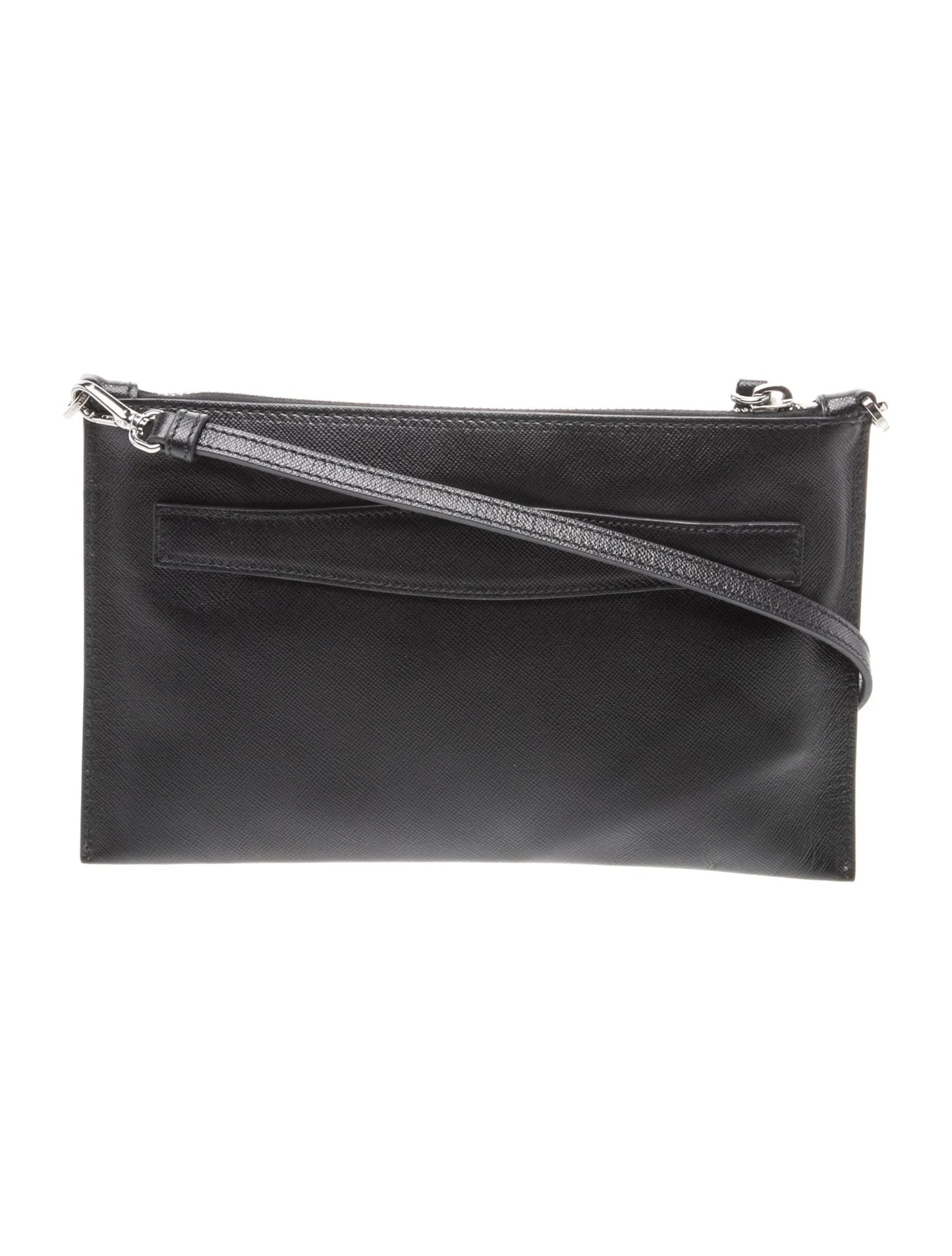 Saffiano Lux Leather Shoulder Bag