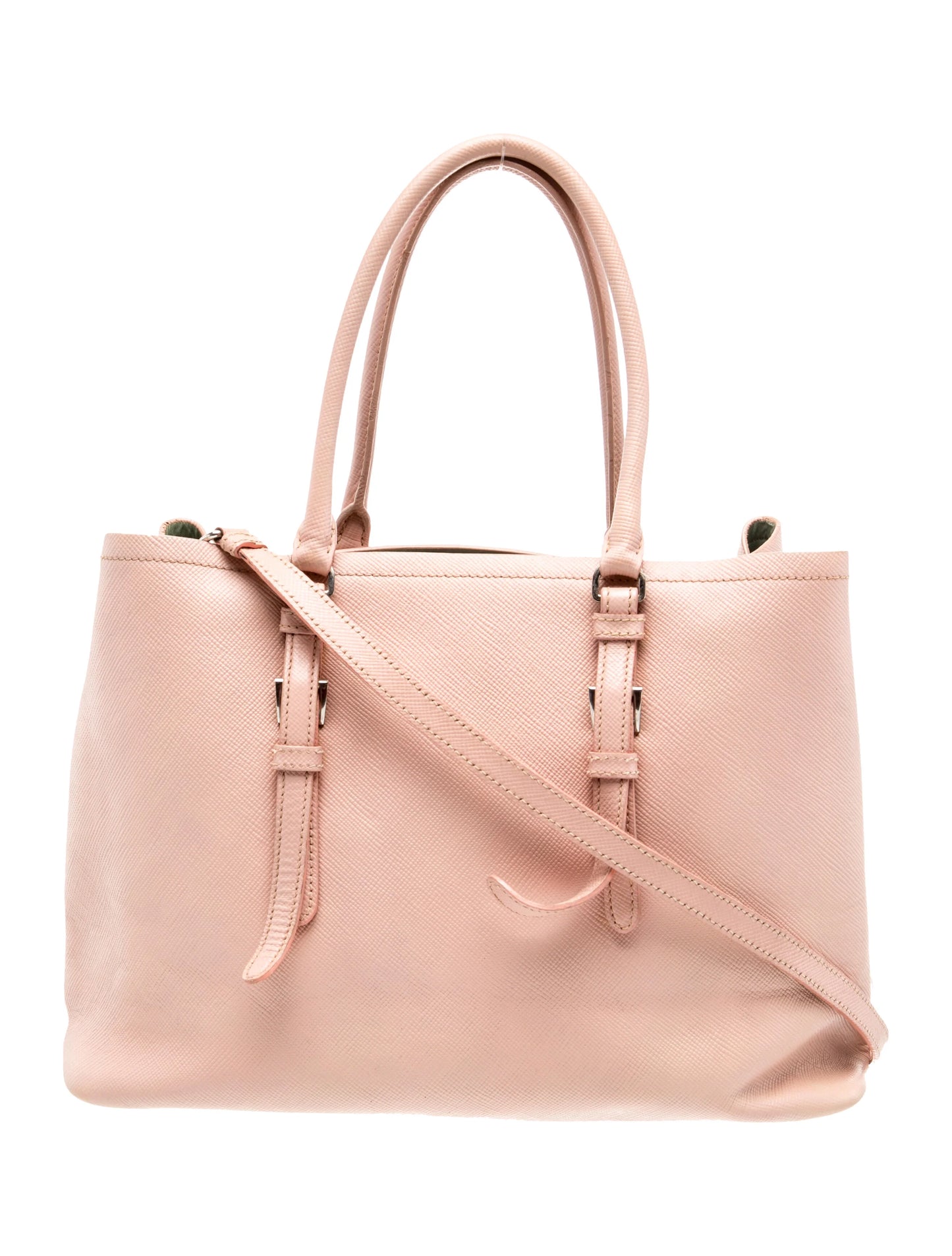 Saffiano Leather Saffiano Cuir Medium Double Handle Tote Pesco Medium