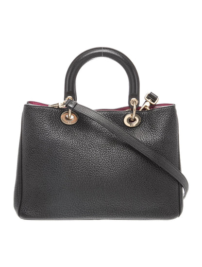 Leather Top Handle Bag Small