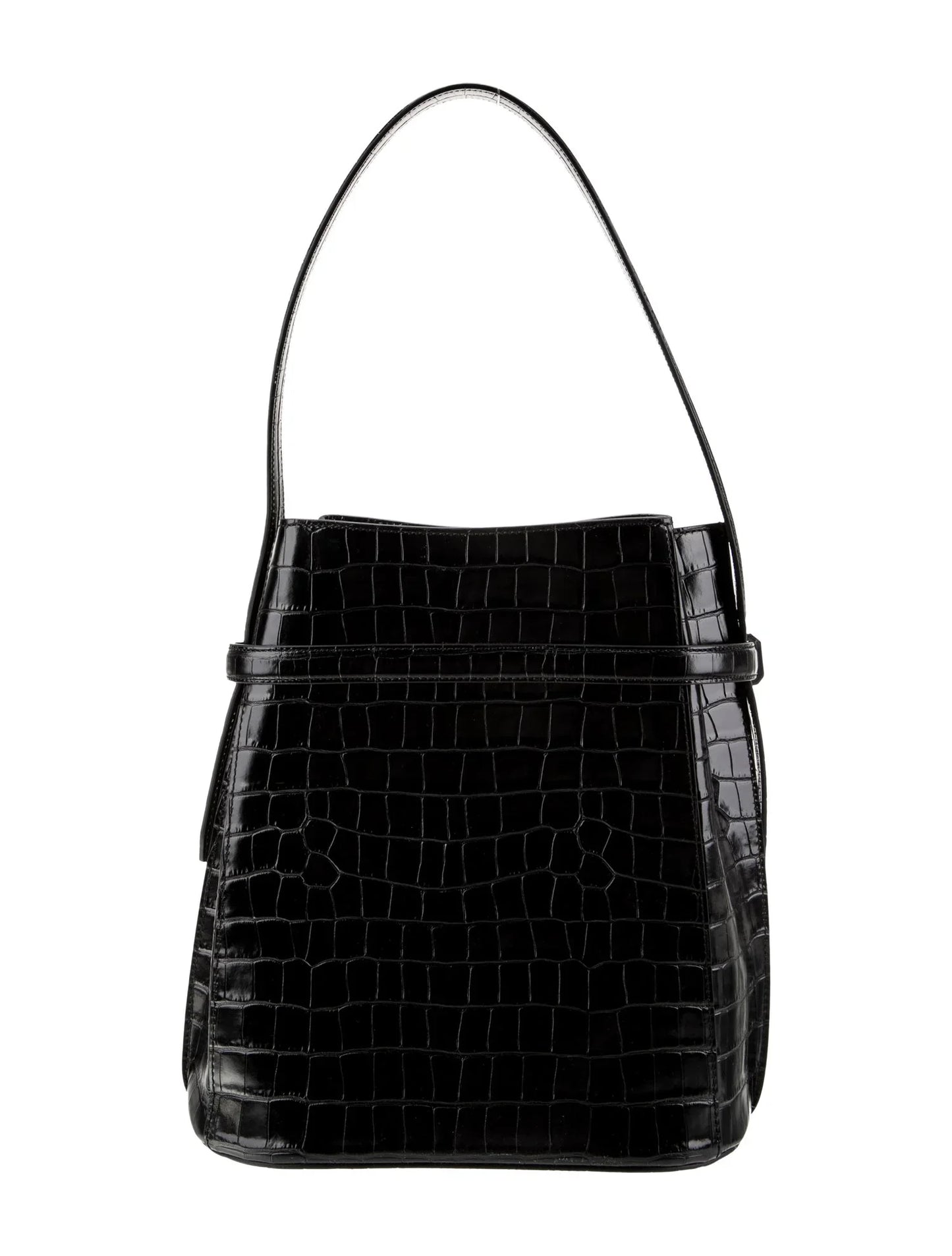 Embossed Leather Tote