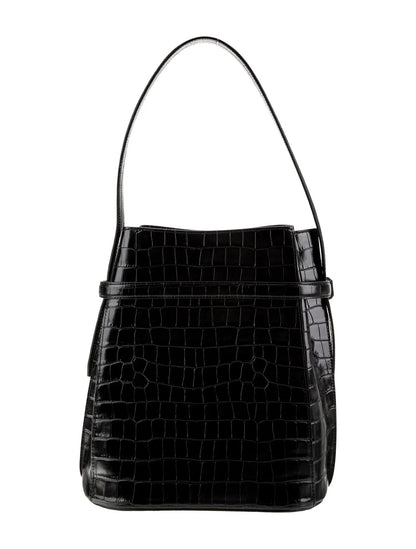 Embossed Leather Tote
