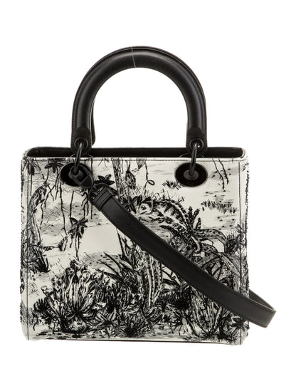 Lady Dior moyen en cuir