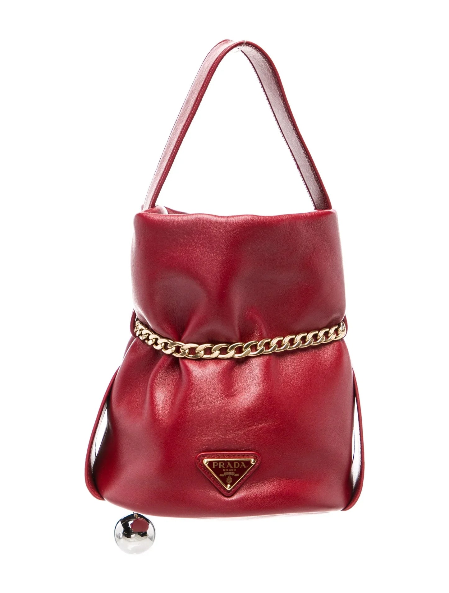 Nappa Leather Sac Noir Petit