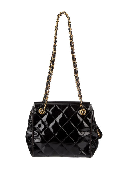 Petit fourre-tout matelassé verni