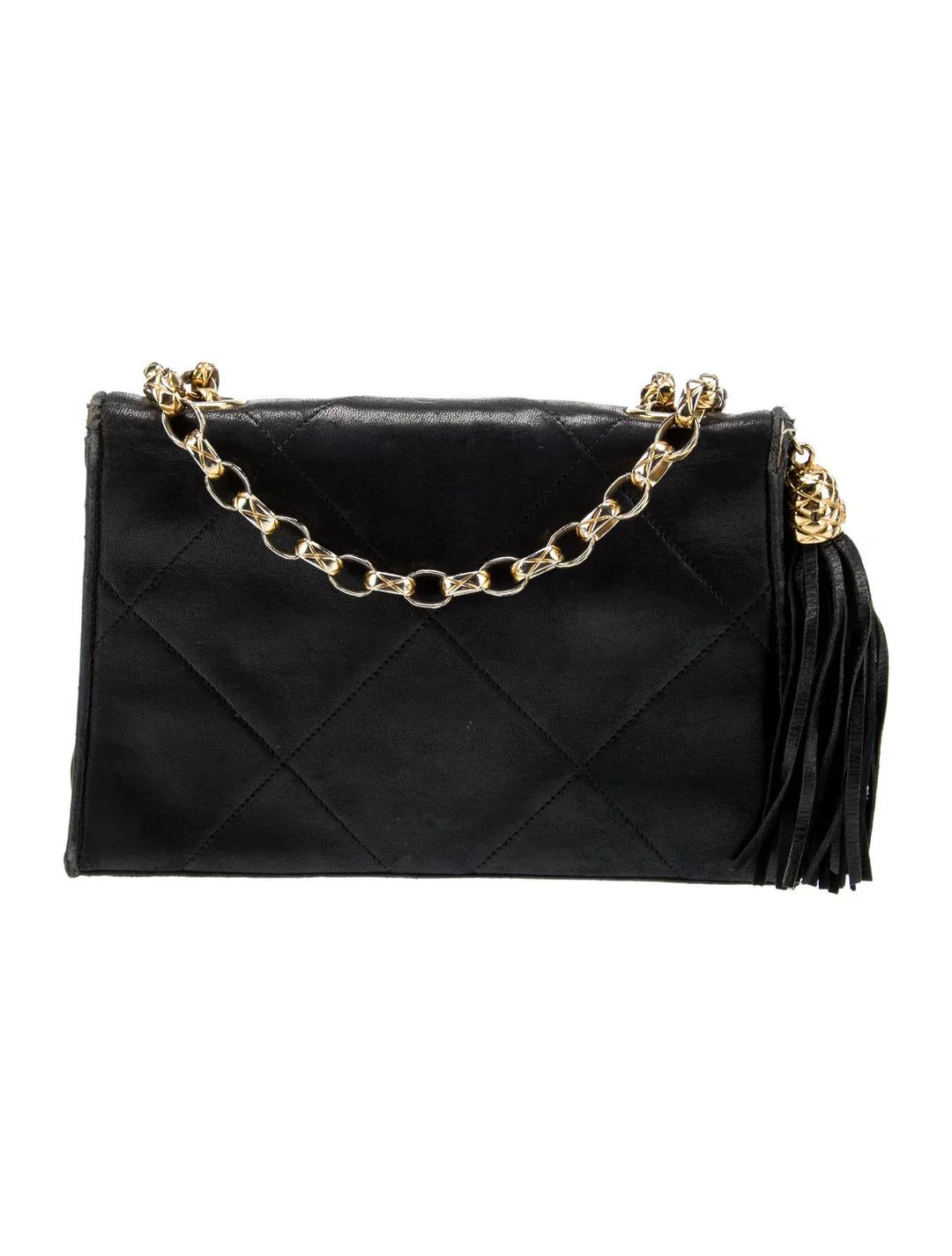 Diamond Stitch Flap Bag