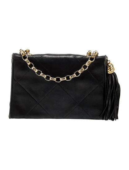 Diamond Stitch Flap Bag