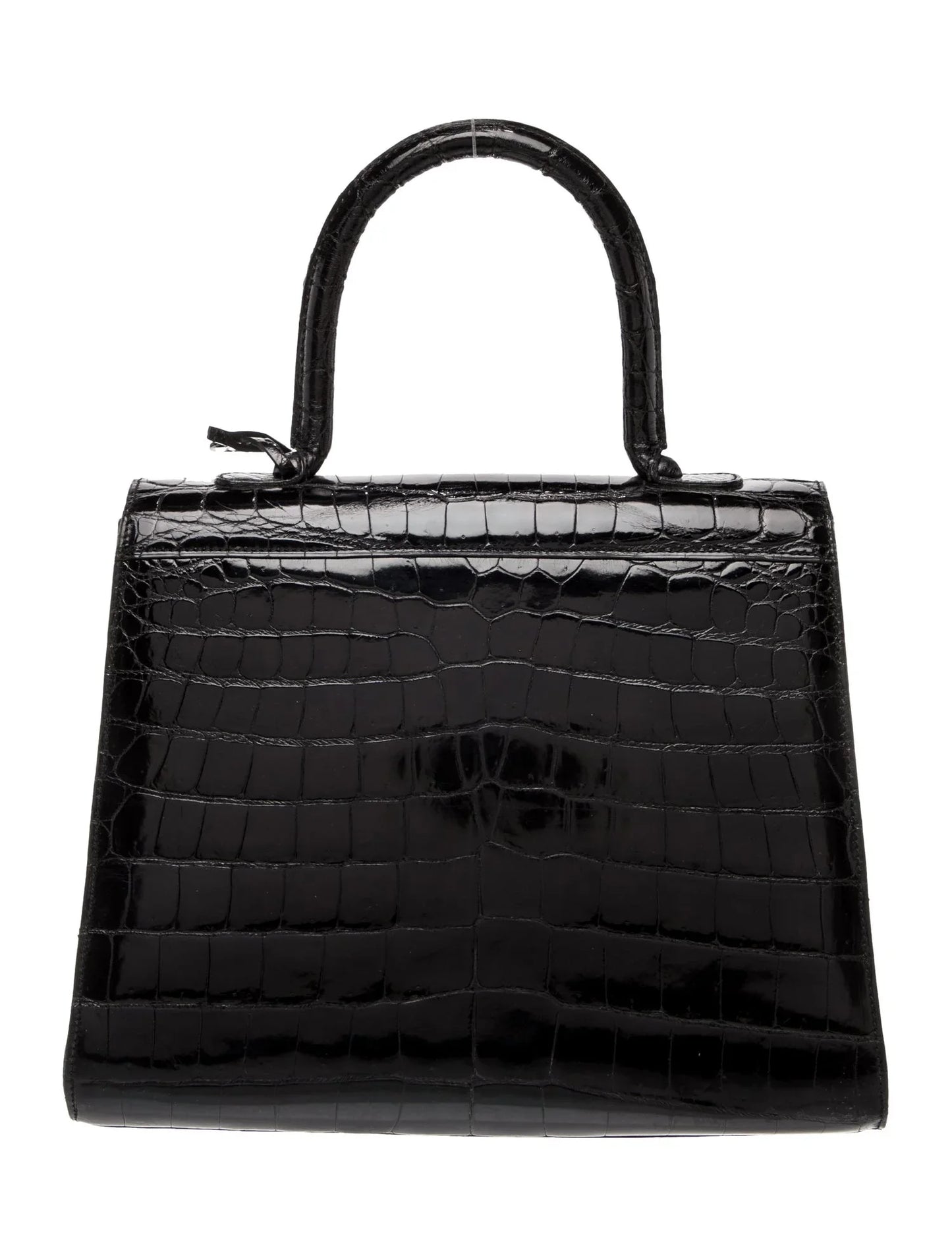 Crocodile Top Handle Bag MM Vintage