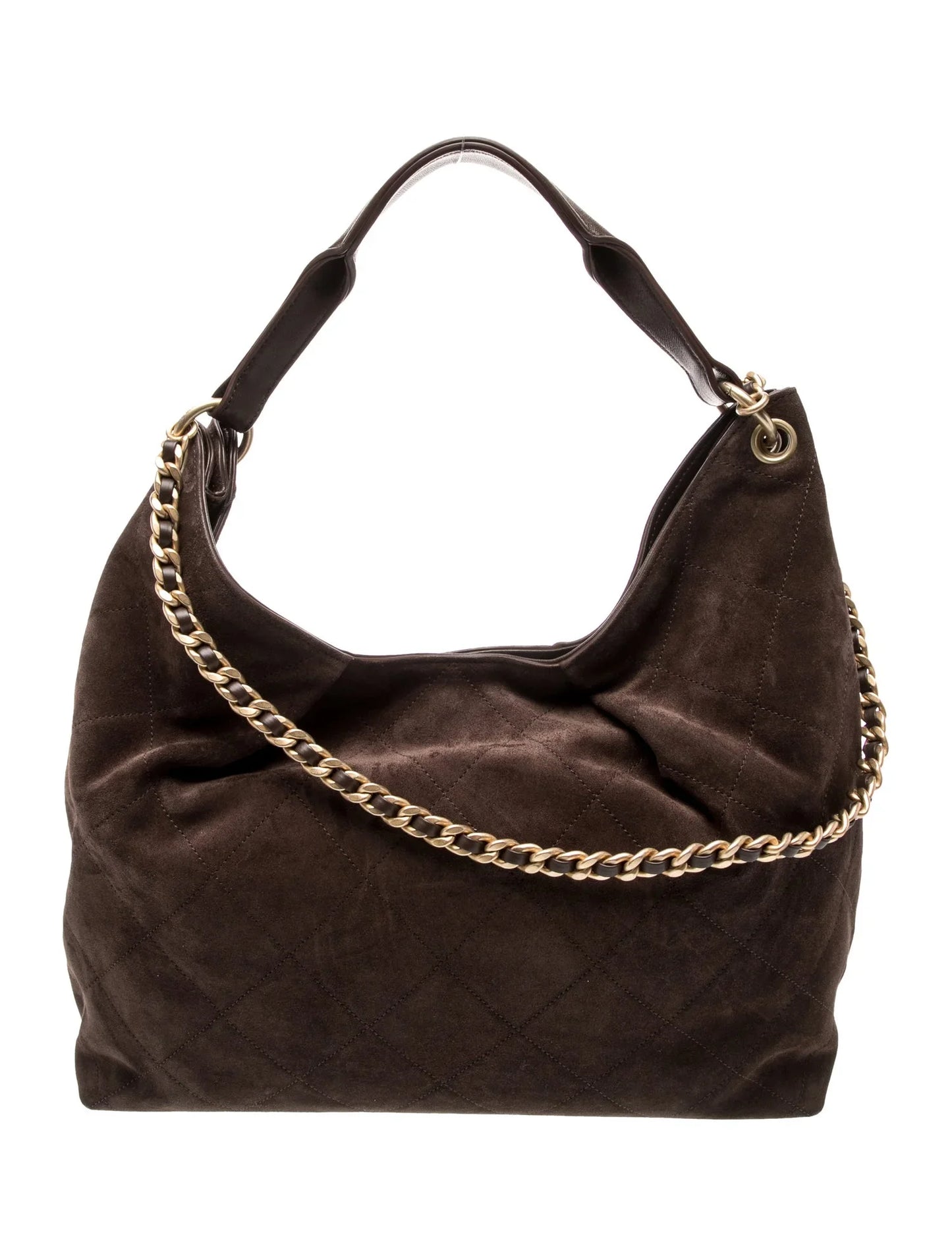 2026 Suede Quilted Maxi Hobo w/Tags