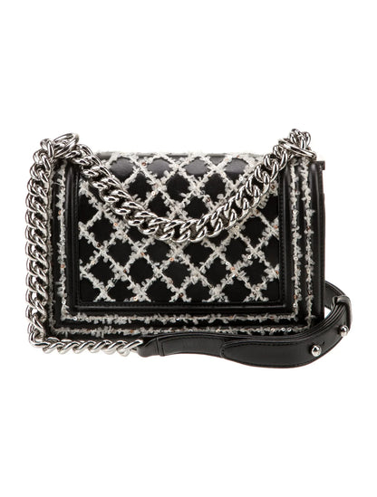 Small Sequin Stitch Boy Bag