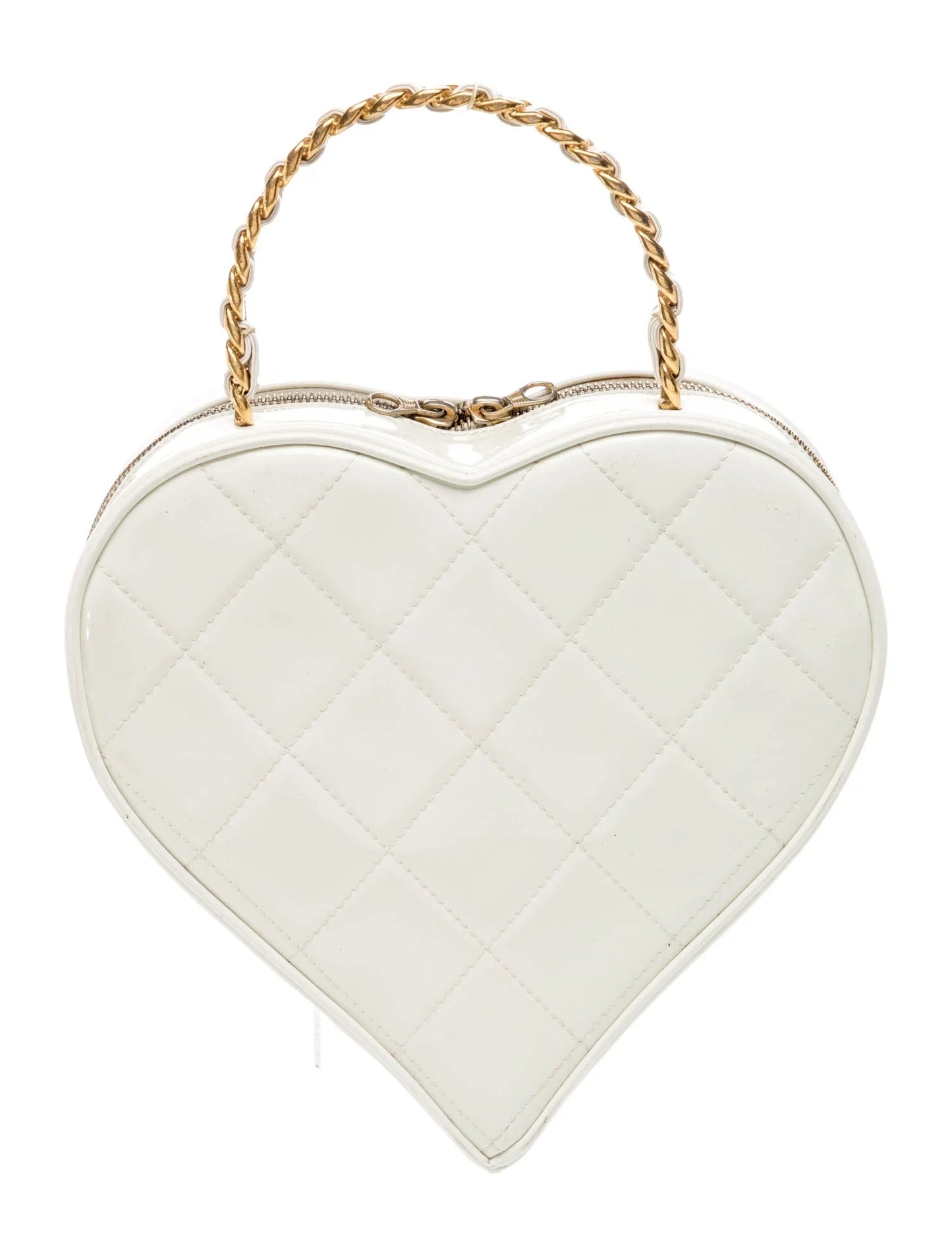 Bolso CC Heart de charol