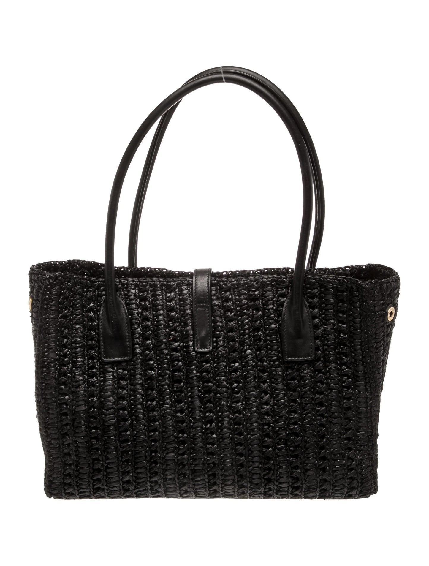 Signature Panier Raffia Shoulder Bag