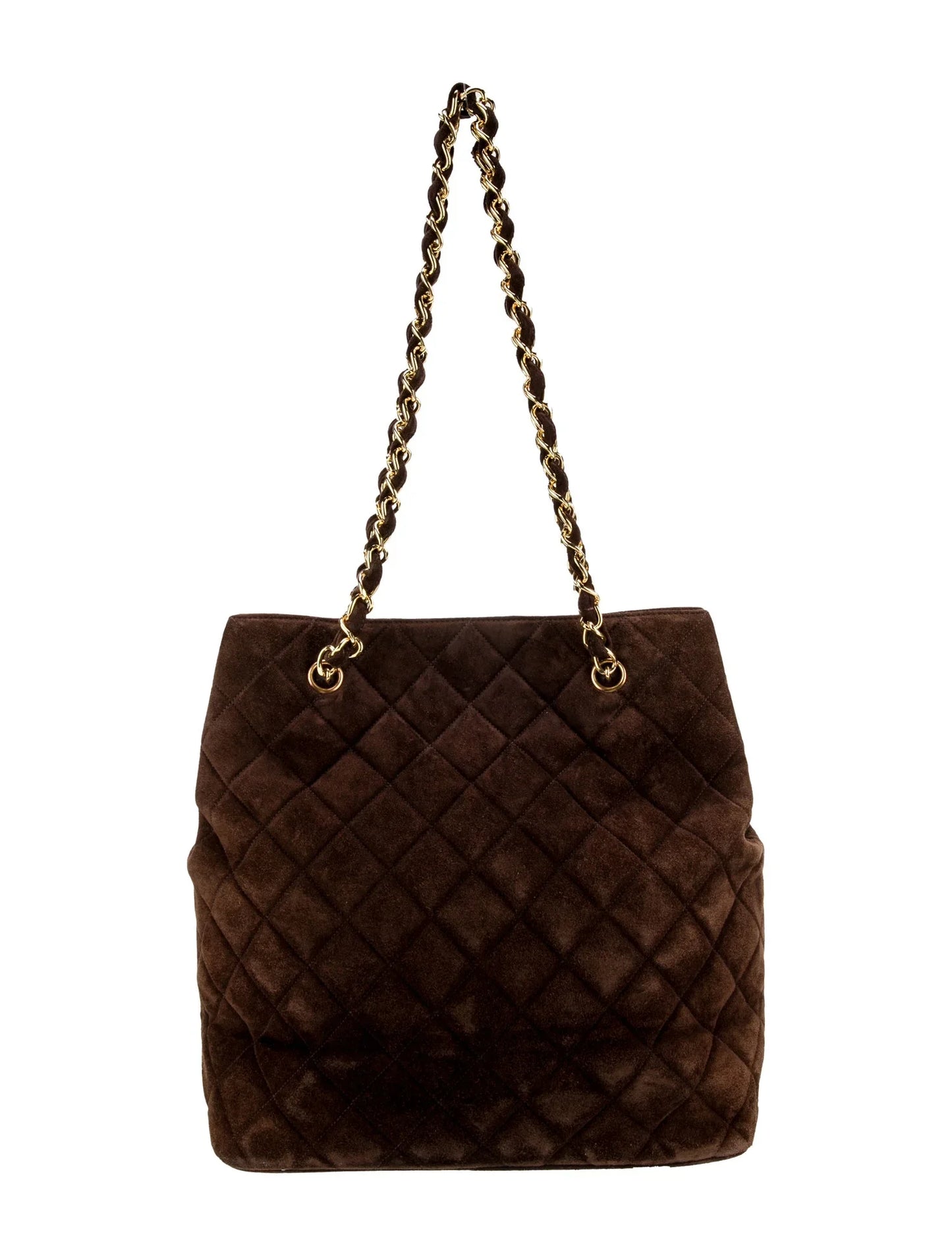 Suede CC Quilted Tote