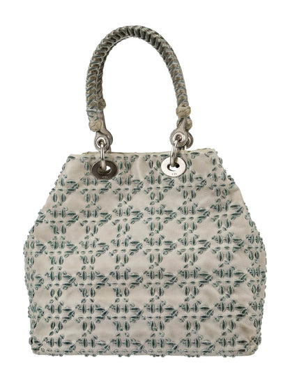 Sac à poignée supérieure Cannage avec dentelle cousue