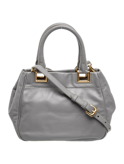 Soft Calf Leather Top Handle Bag