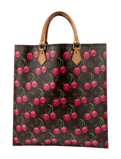 Sac Plat vintage Monogram Cerises