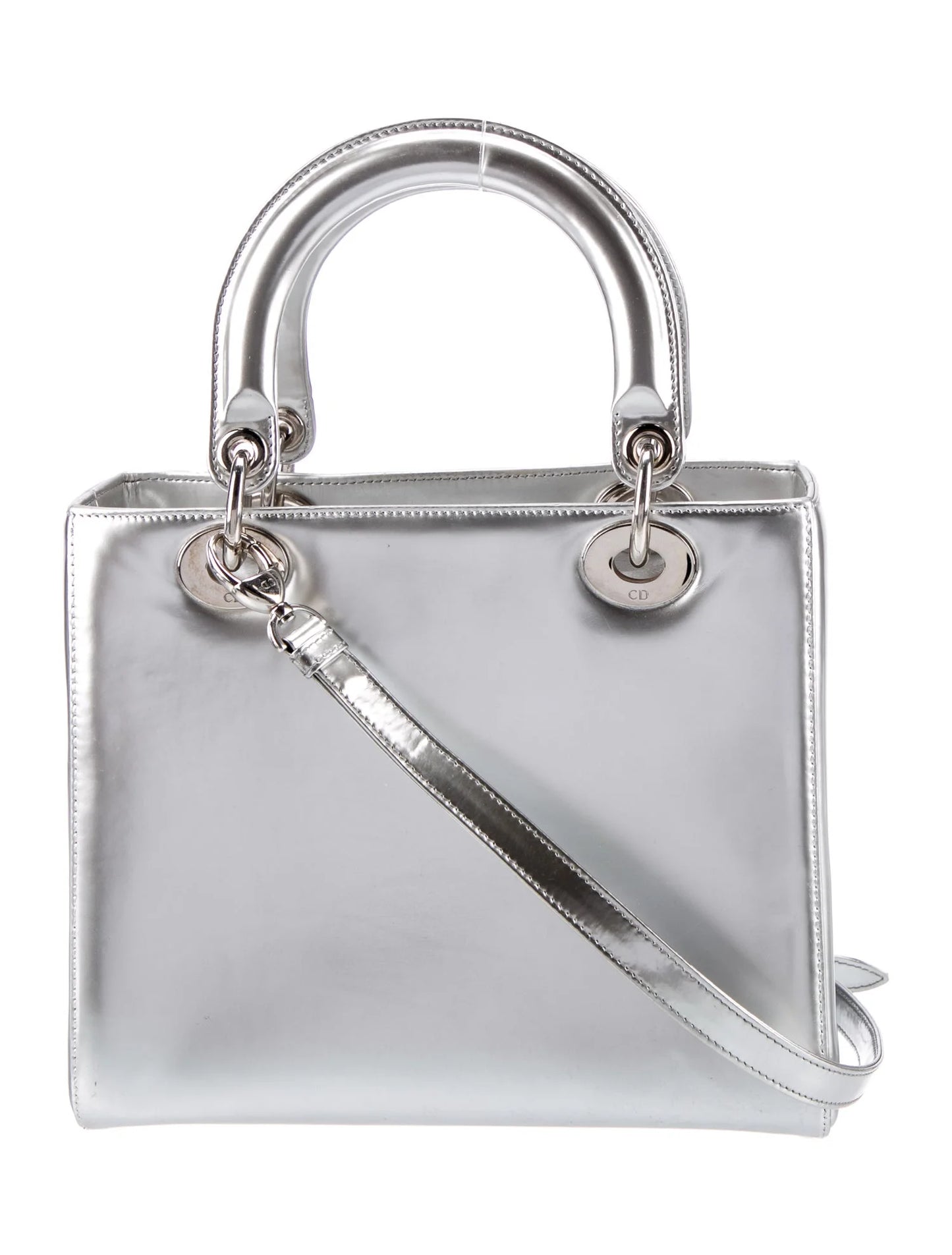 Lady Dior mediano de piel