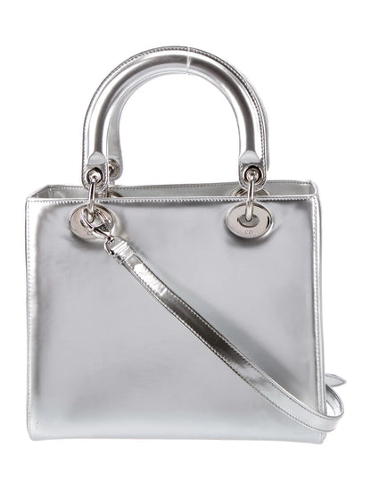 Lady Dior mediano de piel