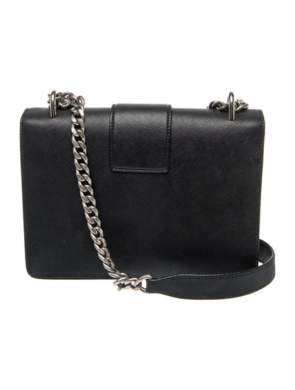 Saffiano Leather Crossbody Bag Small