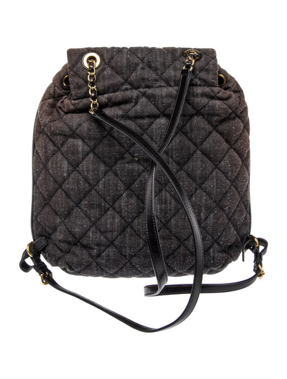 Sac à dos matelassé en jean