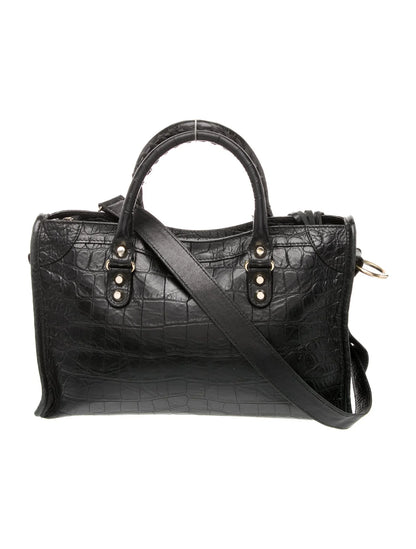 Sac City en cuir gaufré style motocross