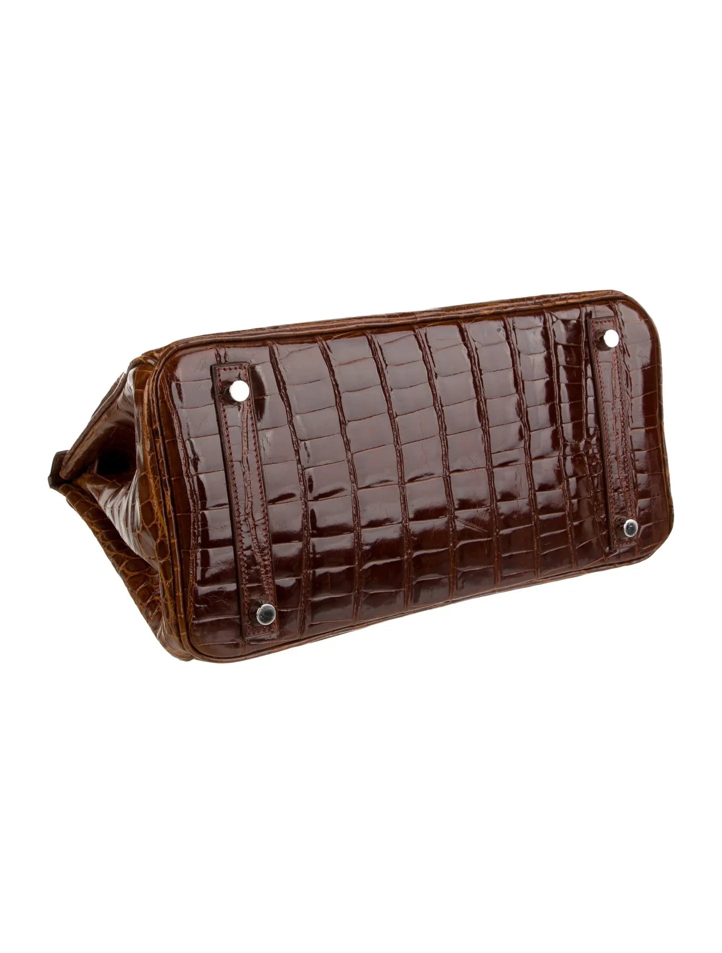 Birkin 30 de cocodrilo del Nilo brillante