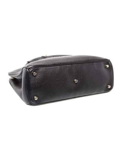 Leather Top Handle Bag Small