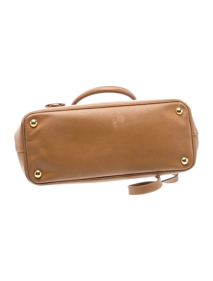 Saffiano Leather Galleria Double Zip Medium