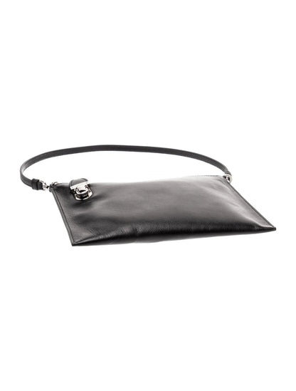 Saffiano Lux Leather Shoulder Bag