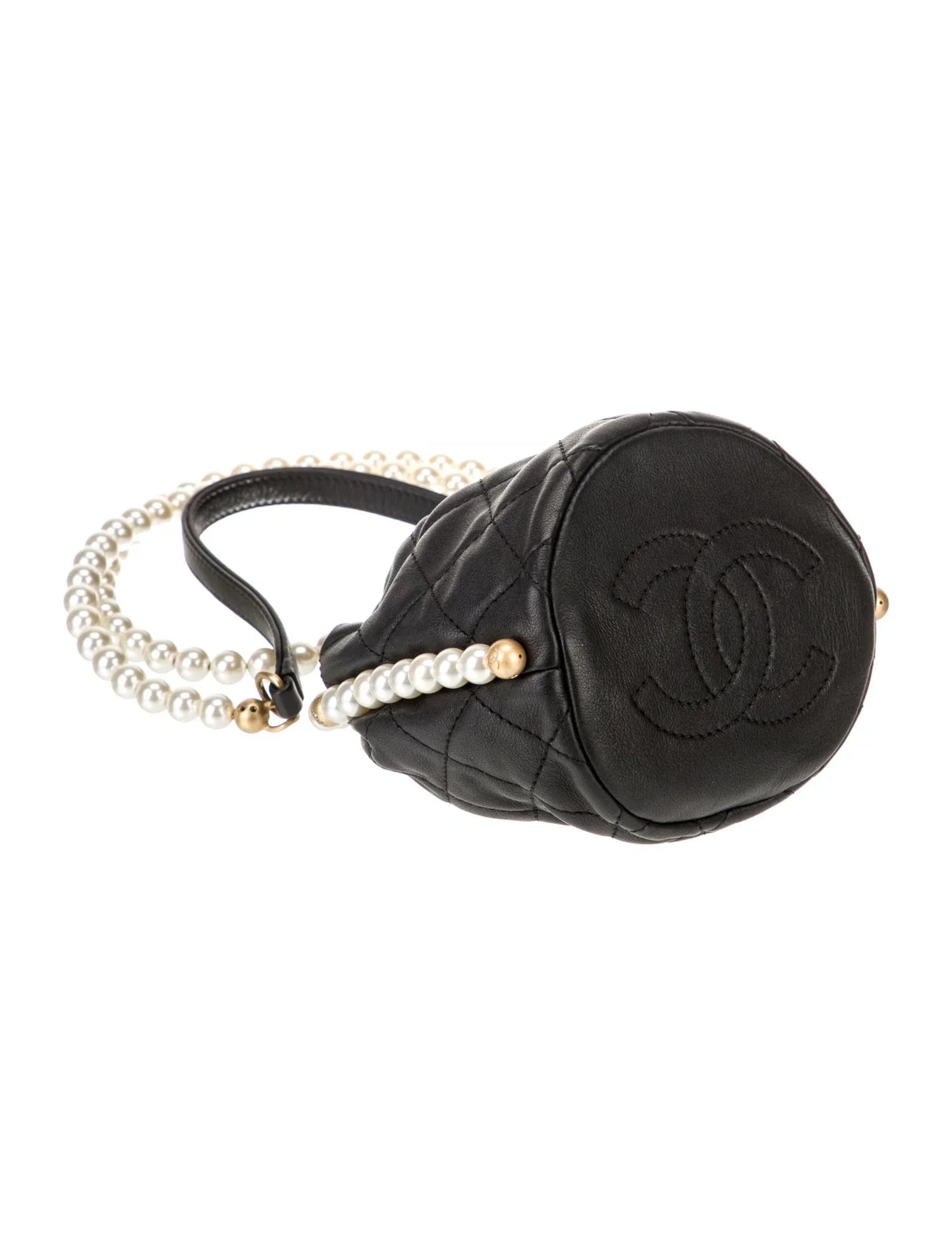 Mini About Pearls Bucket Bag