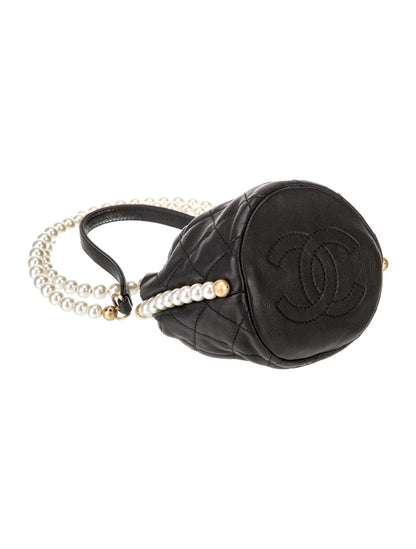 Mini About Pearls Bucket Bag