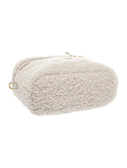 Shearling Top Handle Bag