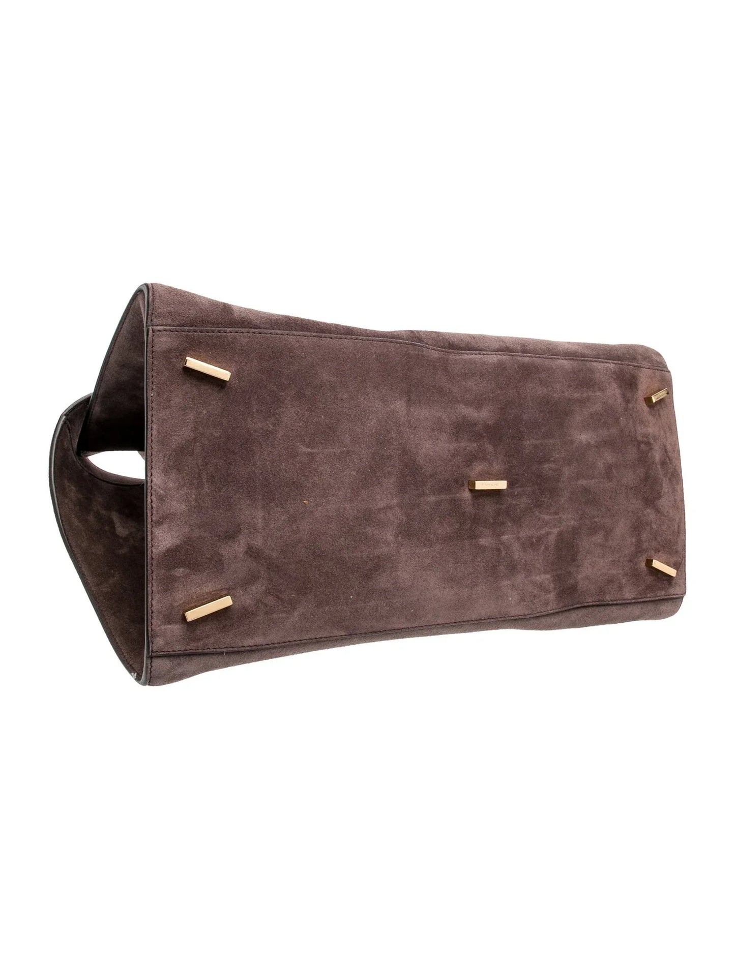 Suede Top Handle Bag Medium