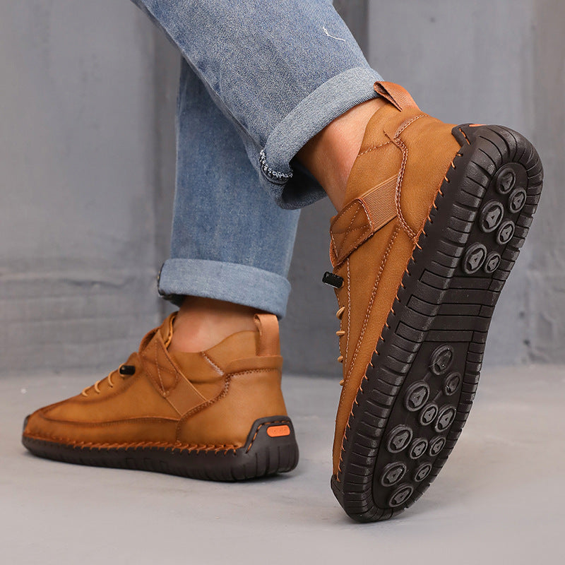 Men's Handmade Leather Orthopedic Comfy Shoes