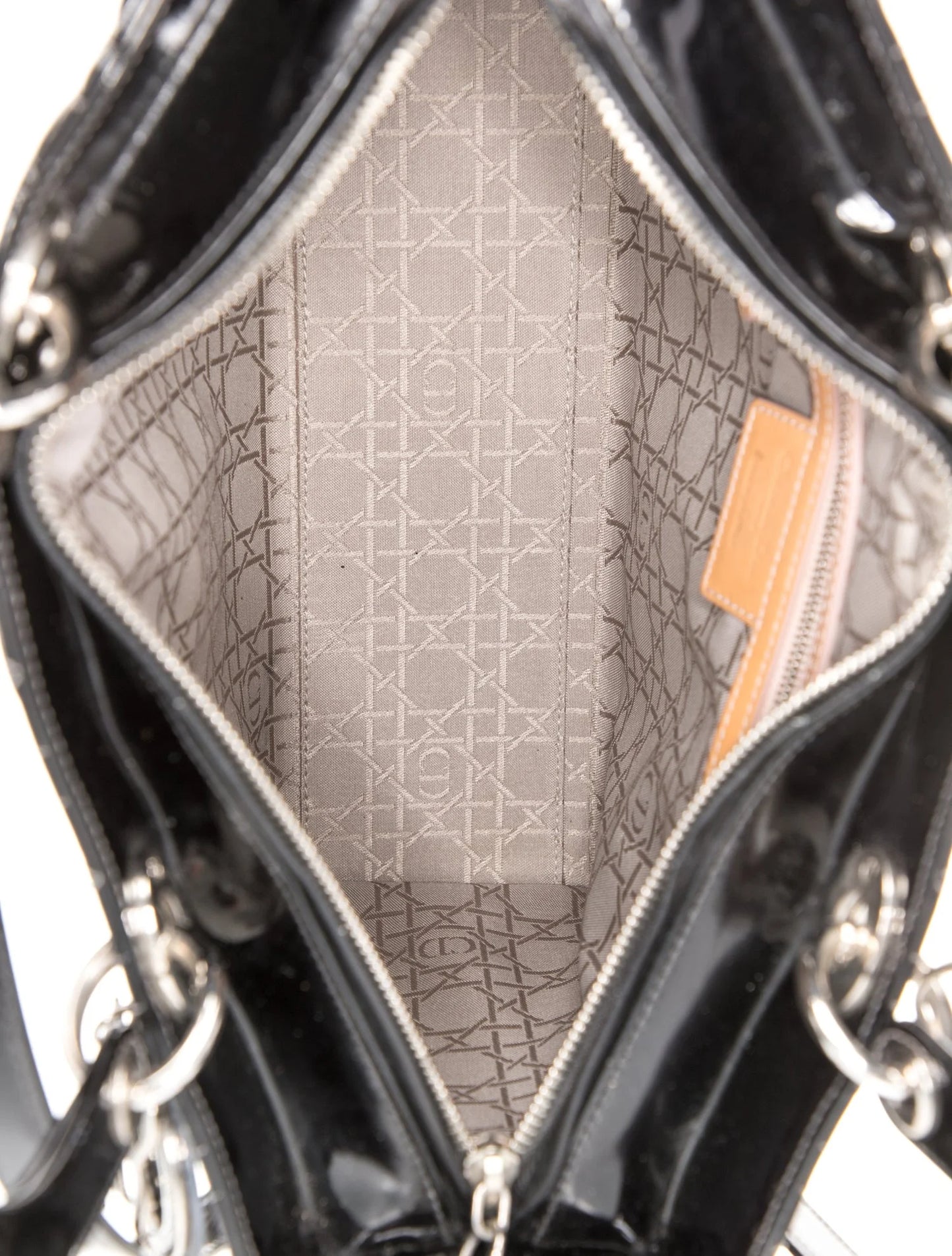 Patent Leather Top Handle Bag