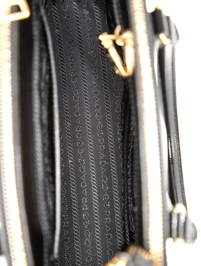 Saffiano Vernice Leather Top Handle Bag
