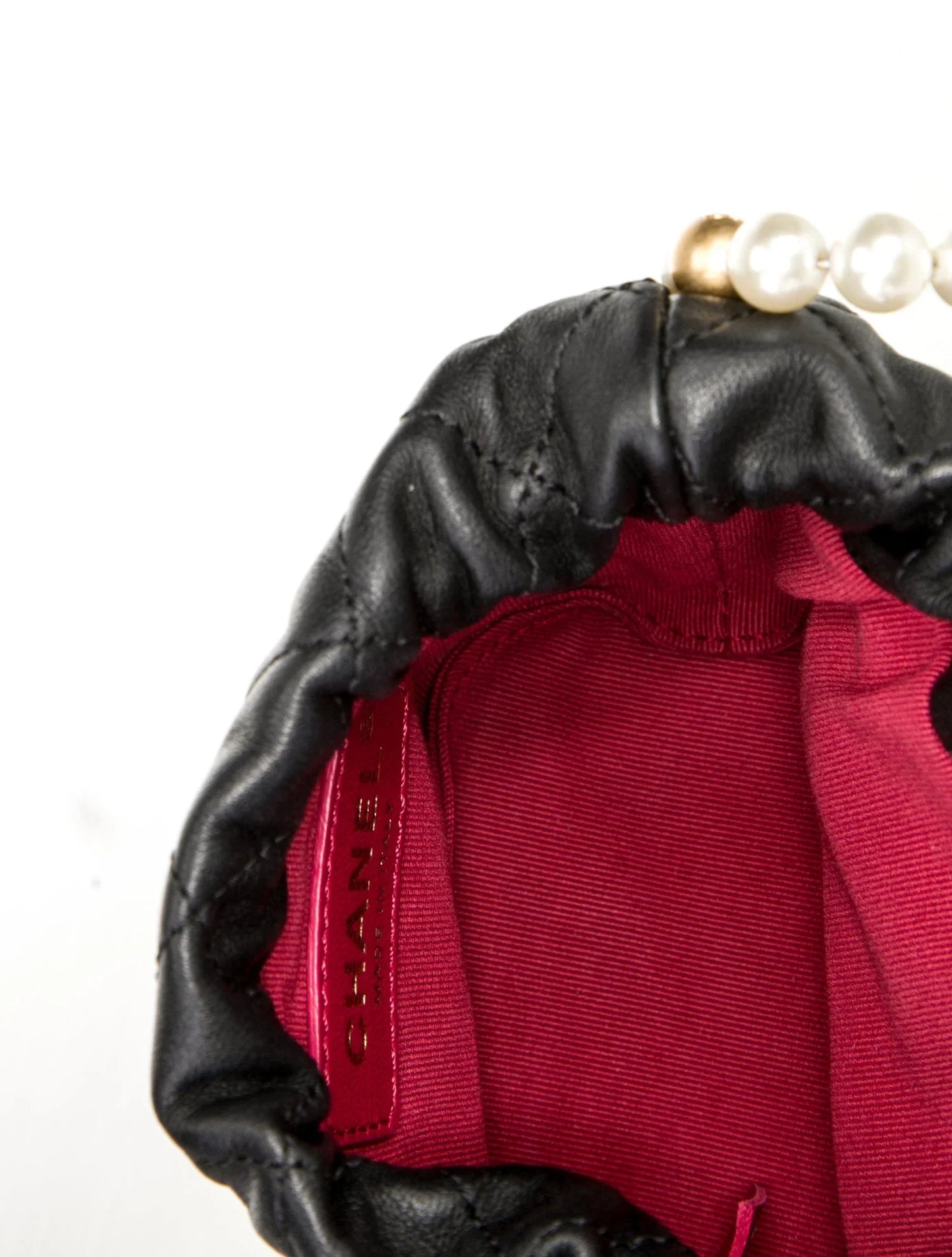 Mini About Pearls Bucket Bag