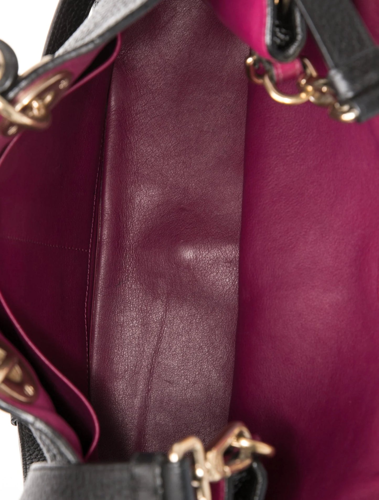 Leather Top Handle Bag Small