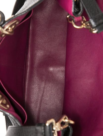 Leather Top Handle Bag Small