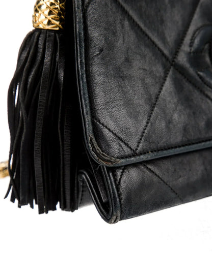 Diamond Stitch Flap Bag